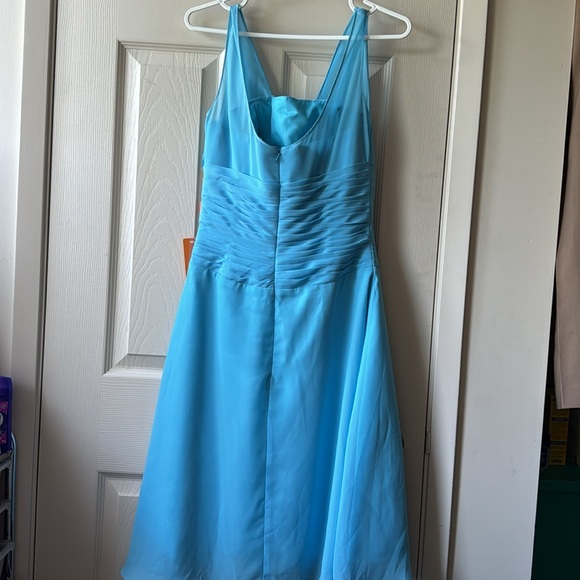 Milanoo baby blue dress for formal, party, wedding or prom - Picture 3 of 5